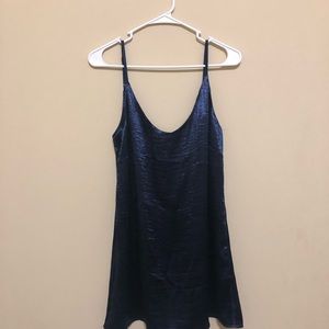 Beautiful satin blue dress